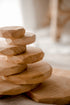 QTOYS - Natural Wooden Stacking Stones - Set of 10